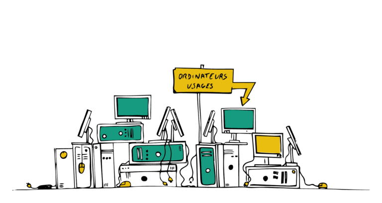 Votre structure stocke des ordinateurs usagés inutilisés ? Vous cherchez à faire une action sociale et environnementale avec vos déchets électronique (DEEE) ?