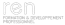 Petit logo REN formation en blanc