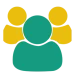 Pictogramme utilisateur vert jaune